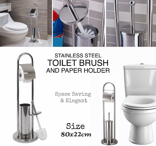 Toilet Brush & Paper Holder