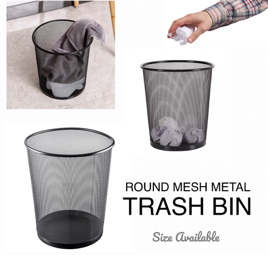 Metal Trash Bin