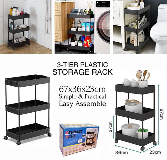 3-Tier Storage Rack