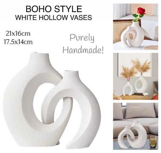 Boho Vases (White)
