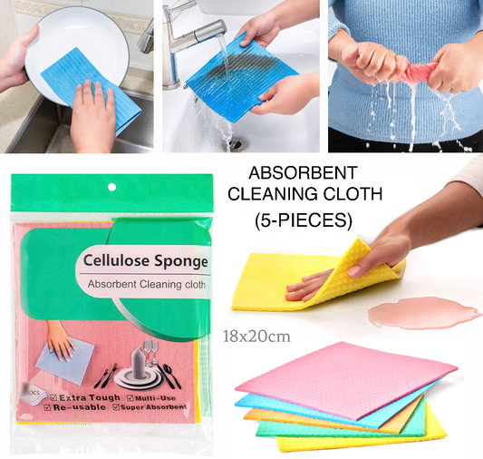 5-Pcs Cleaning Cloth