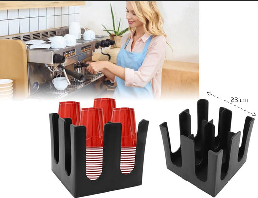 4 Grids Square Disposable Coffee Cup Holde