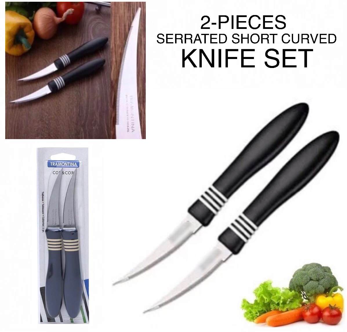 2-Pcs Short Knives