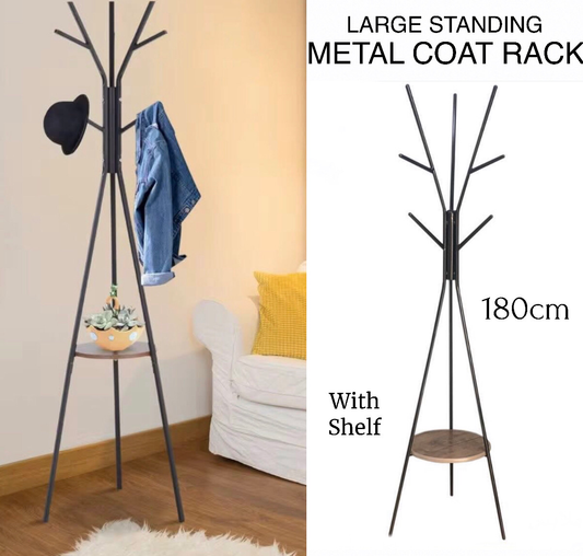 Coat Rack With Shelf