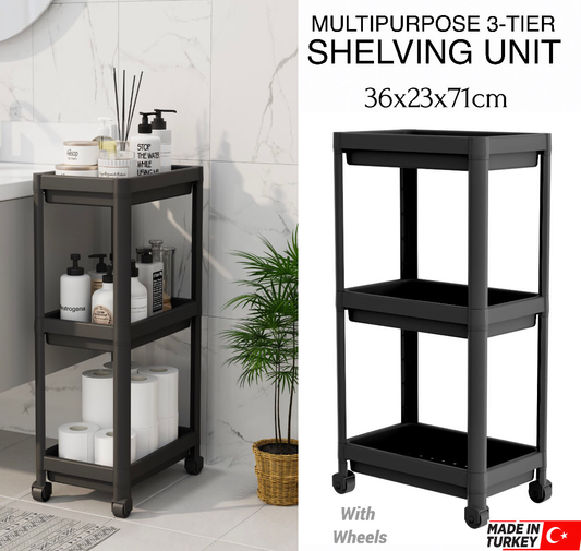 3-Tier Shelving Unit (OM-0626)