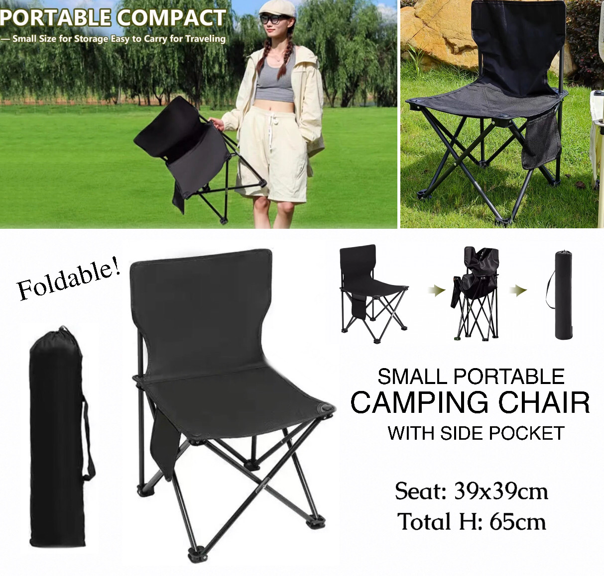 Camping Chair (Black)