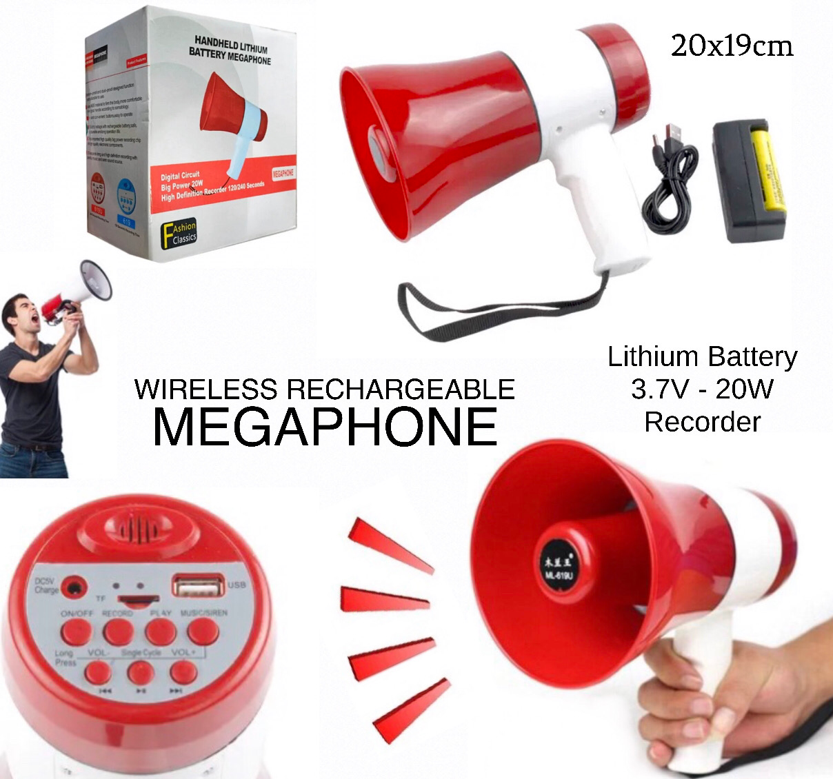 Handheld Megaphone