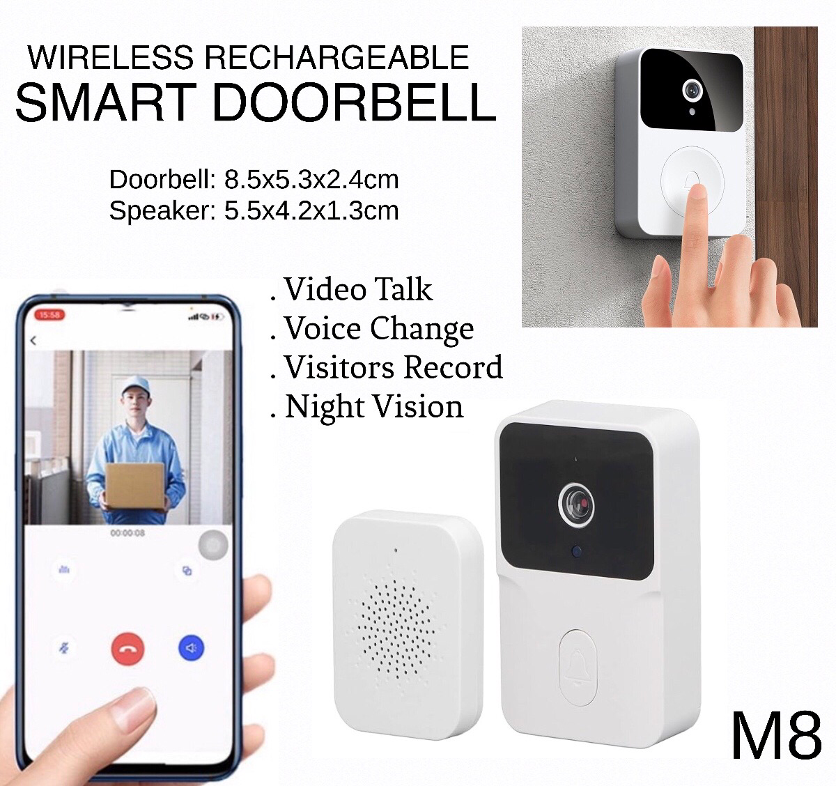 Smart Doorbell (M8)