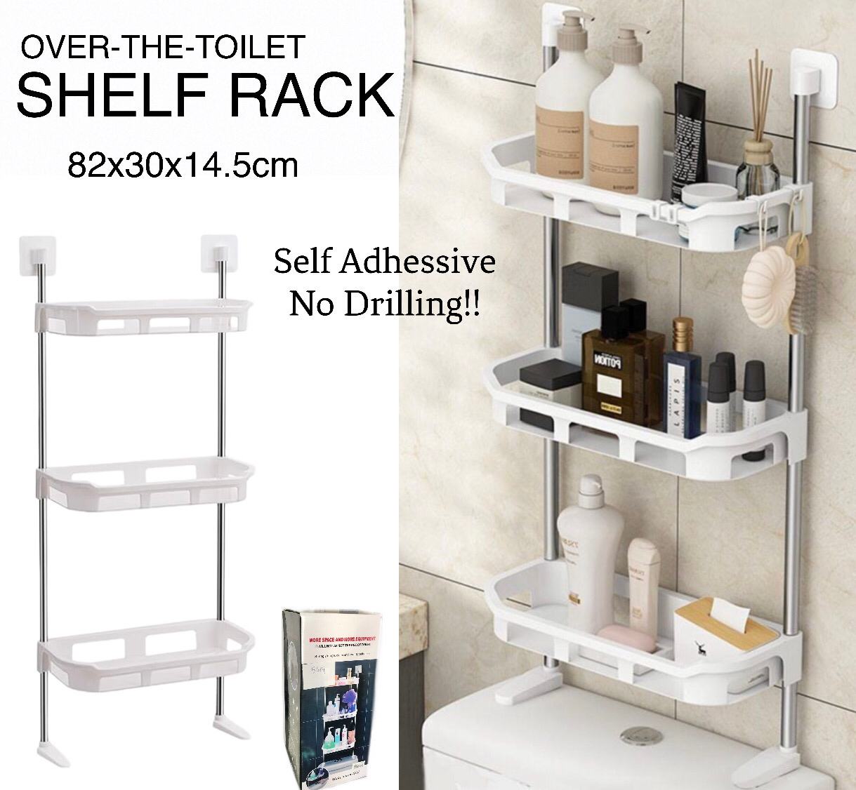 Over-The-Toilet Rack