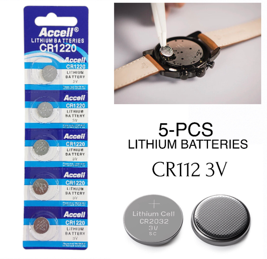 5-Pcs Batteries (CR1220)