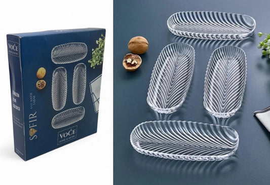 Acrylic Safir Bowl Set 4 Pieces