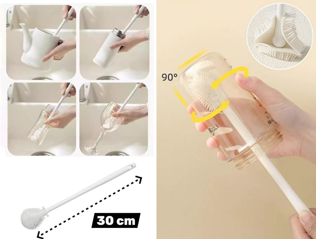 Flexible Silicone Bottle Brush