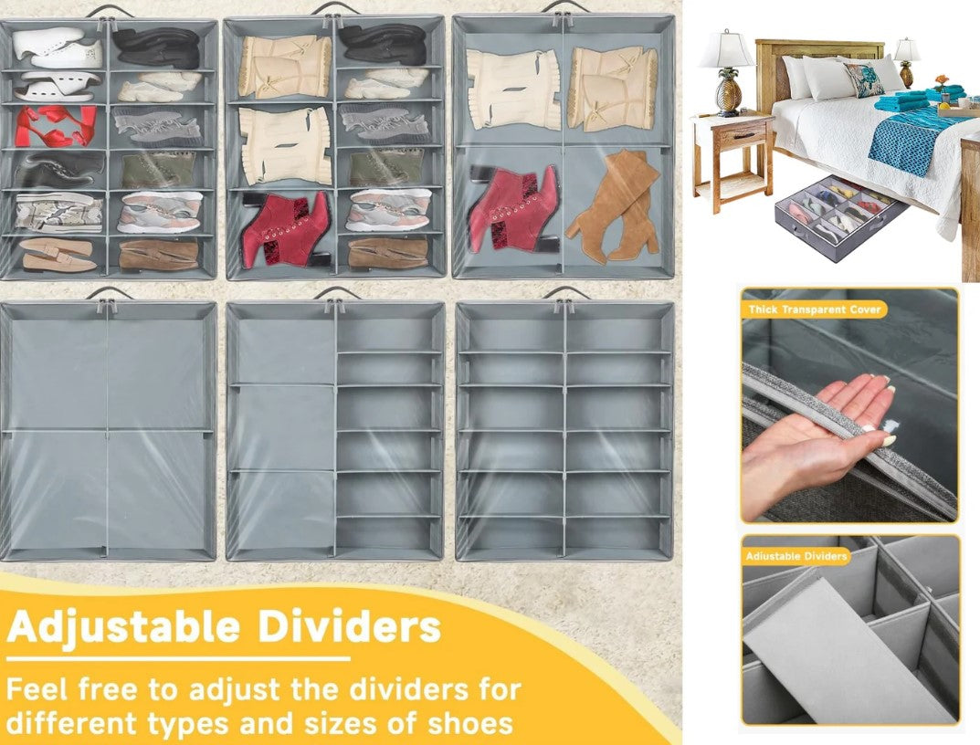 Extra Large Under-Bed Storage Organizer