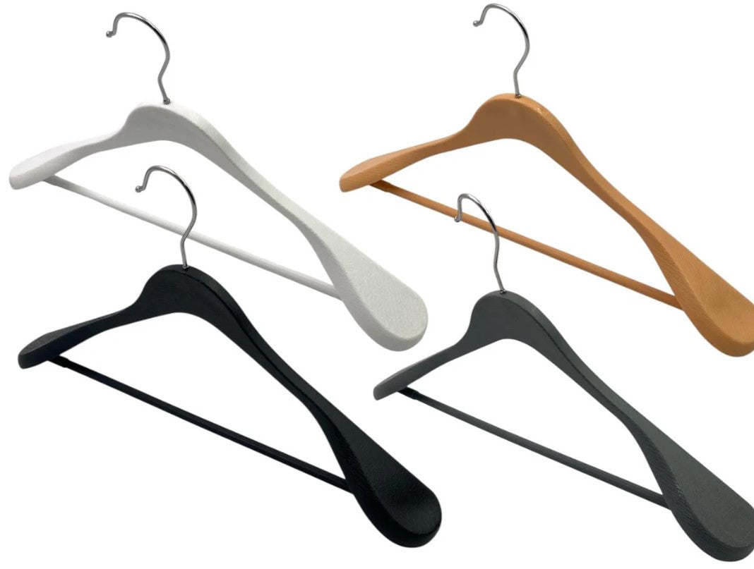 High Quality Plastic Suit Hanger with Large Shoulders