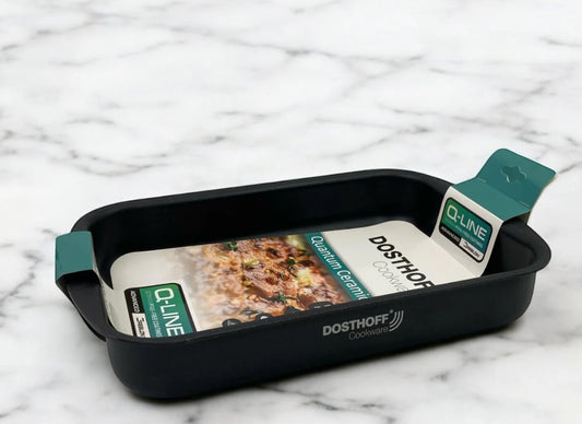 Dosthoff Black Quantum Rectangular Oven Tray 30 cm