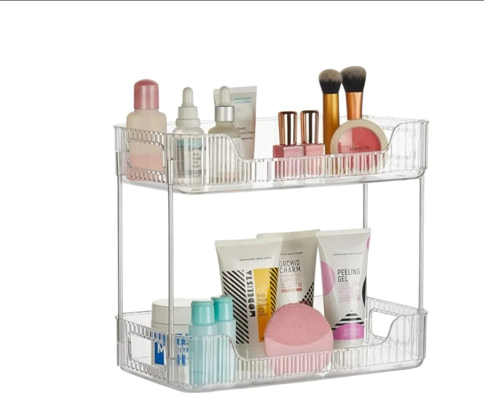 Crystal Clear 2 Layer Makeup Organizer Asos From Voce