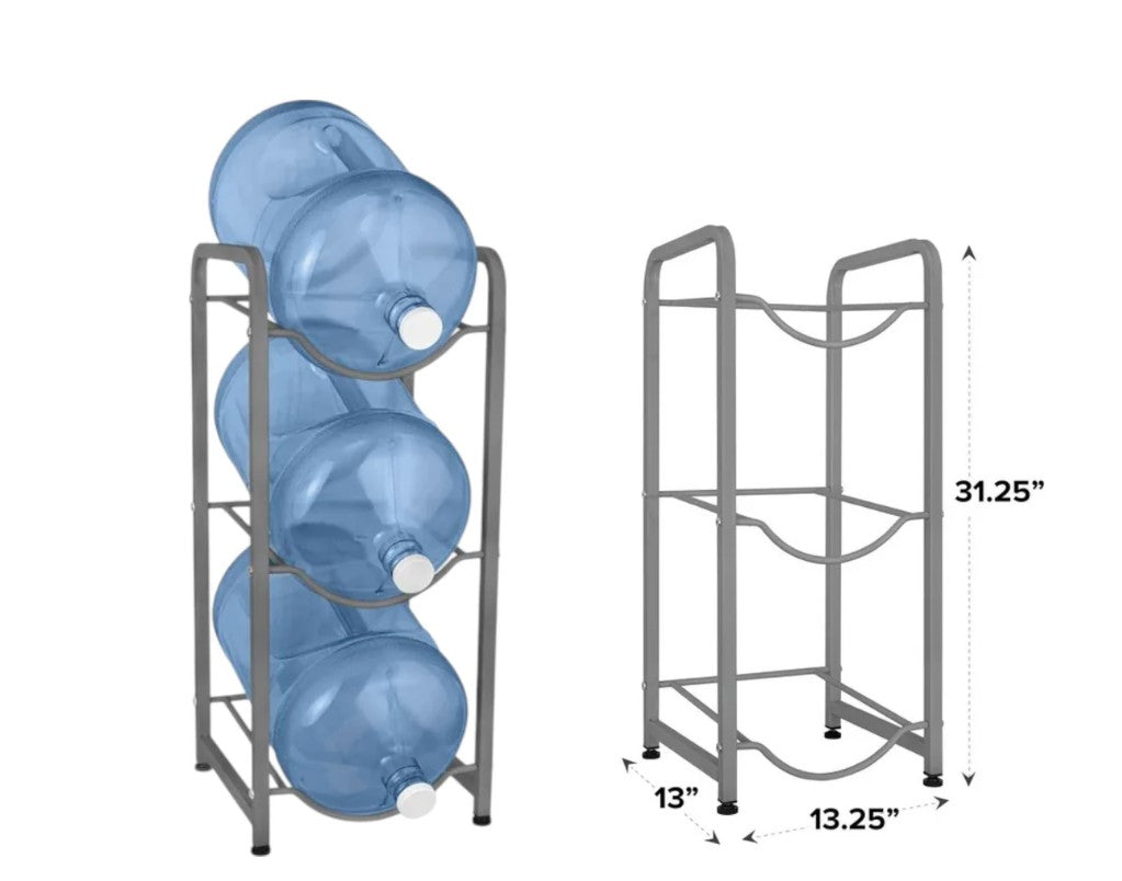 3 tiers Metallic Cooler Bottle Holder