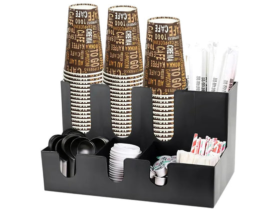 Multi Compartments Cup and Lid Holder