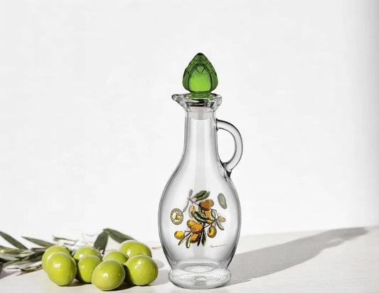 Decorated Glass Oil Bottle 250 ml