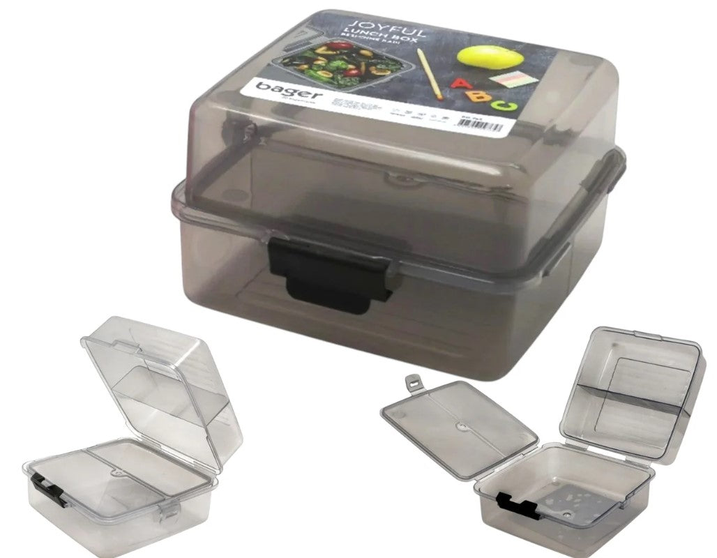 Joyful Lunch Box - Smart square shape with seperate comp
