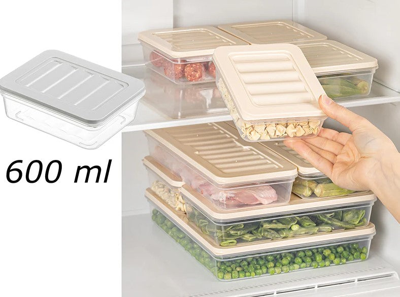 Fresh box 600 ml - Stackable inside fridge