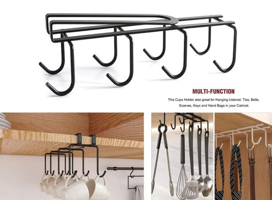 ight Hooks Metallic Under Shelf Hangers