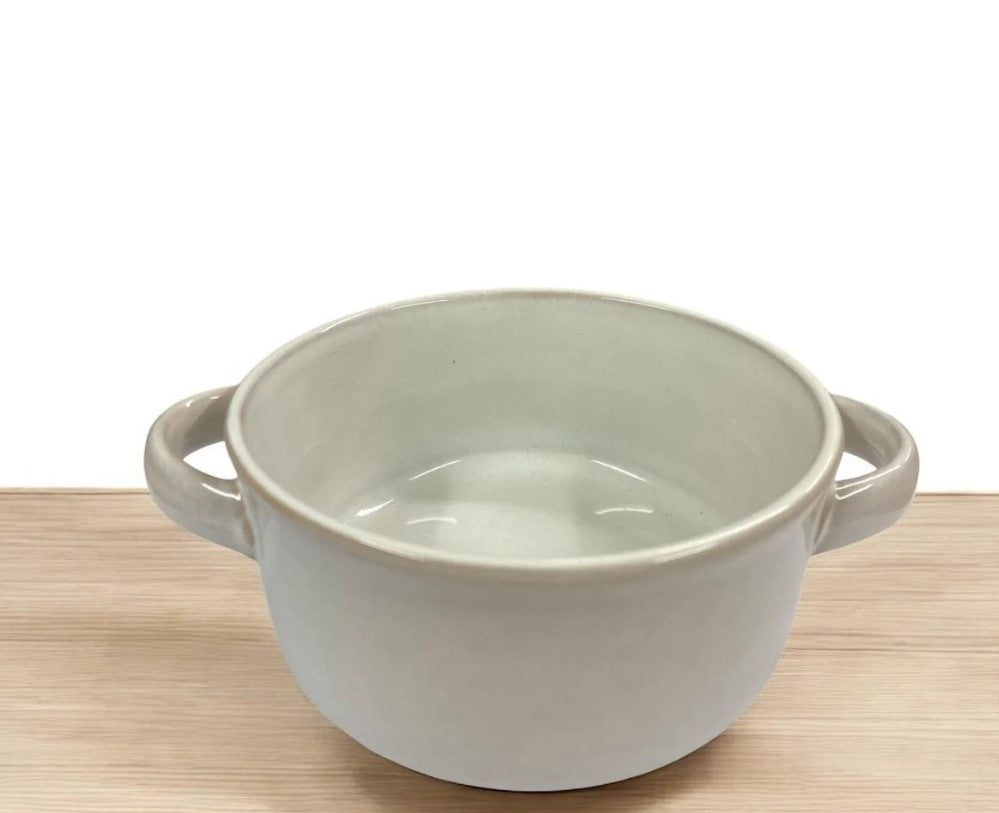 Dosthoff Light Gray Reactive Glaze Soup Bowl 12.5 cm