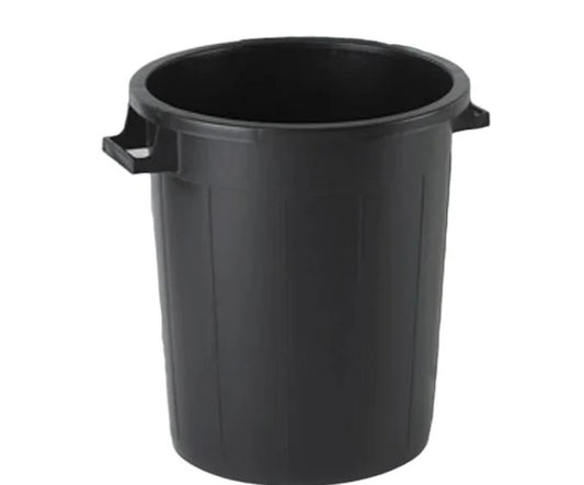 Plastic waste Barrel Black 75 L