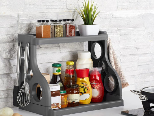 Kitchen Countertop Organizer - 2 tiers shelving unit