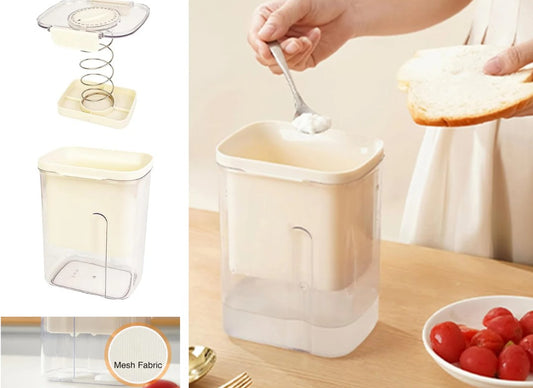 Rectangular Labneh Maker Strainer with Spring