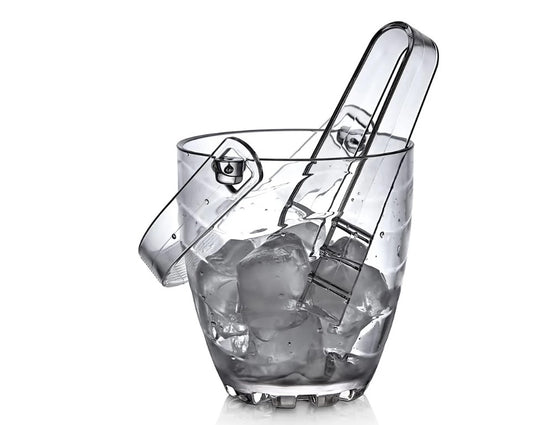 Polycarbonate Ice Bucket with Tong