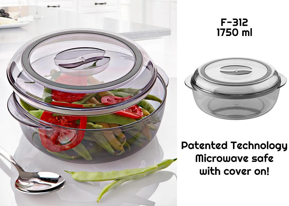 Acrylic Storage Container with Round Seal