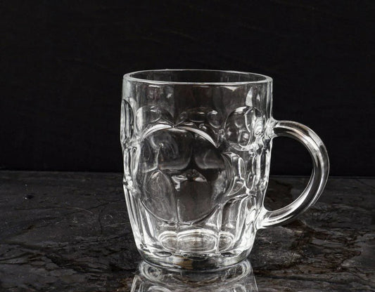 Large Glass Mug 55 CL X2