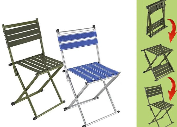 Portable Foldable Metal Chair
