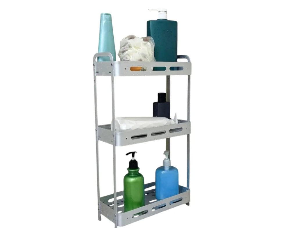 3 Tiers Aluminum Shower Bathroom Shelve