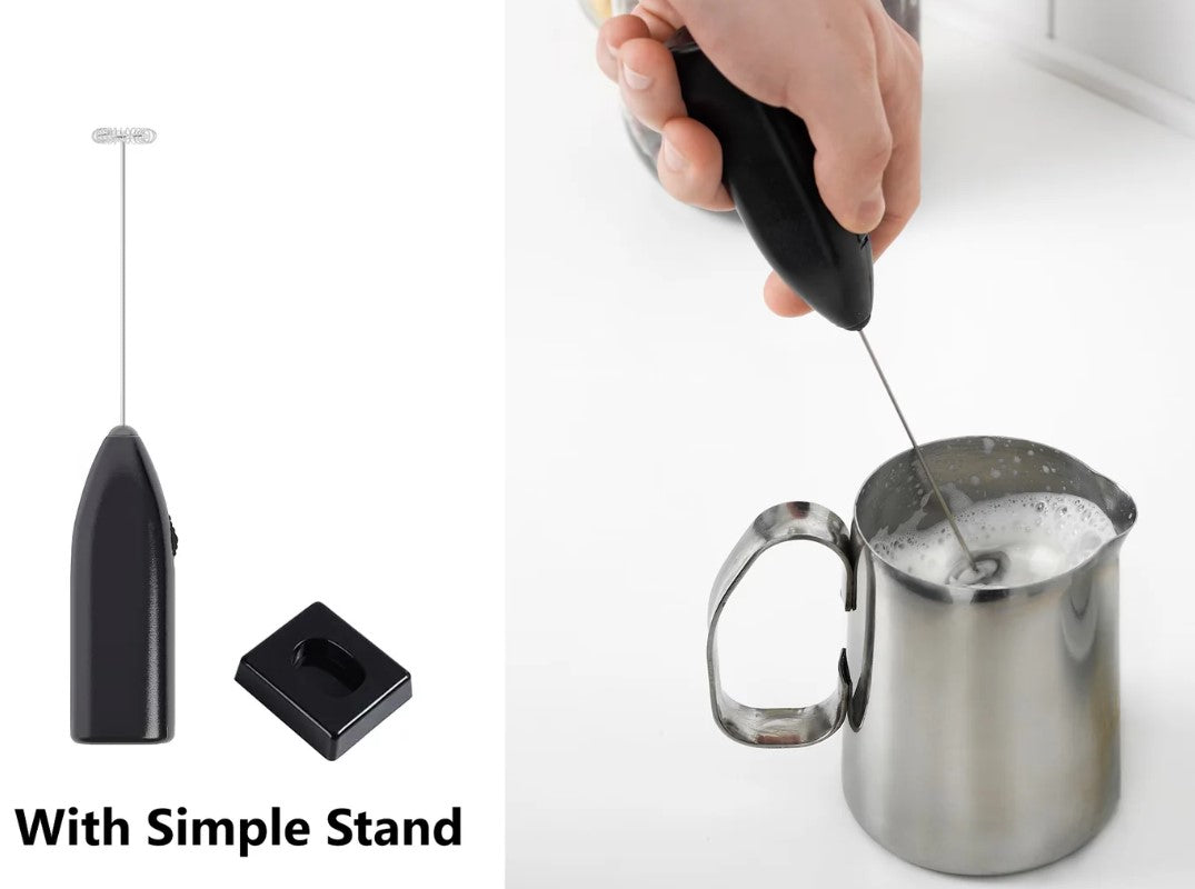 Milk Frother with Simple Stand