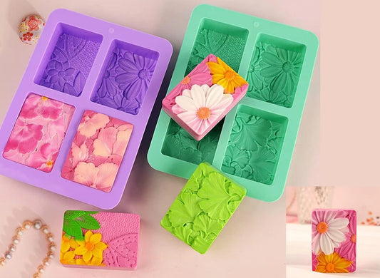 Flower Blossom Silicone Mold for Soap