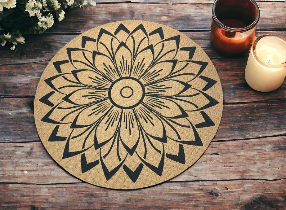 Round Mandala Table Placemat 38 cm