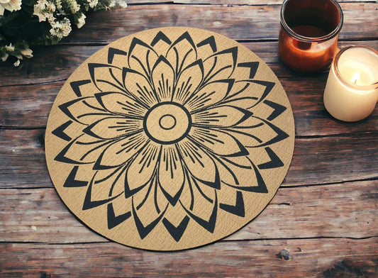 Round Mandala Table Placemat 38 cm