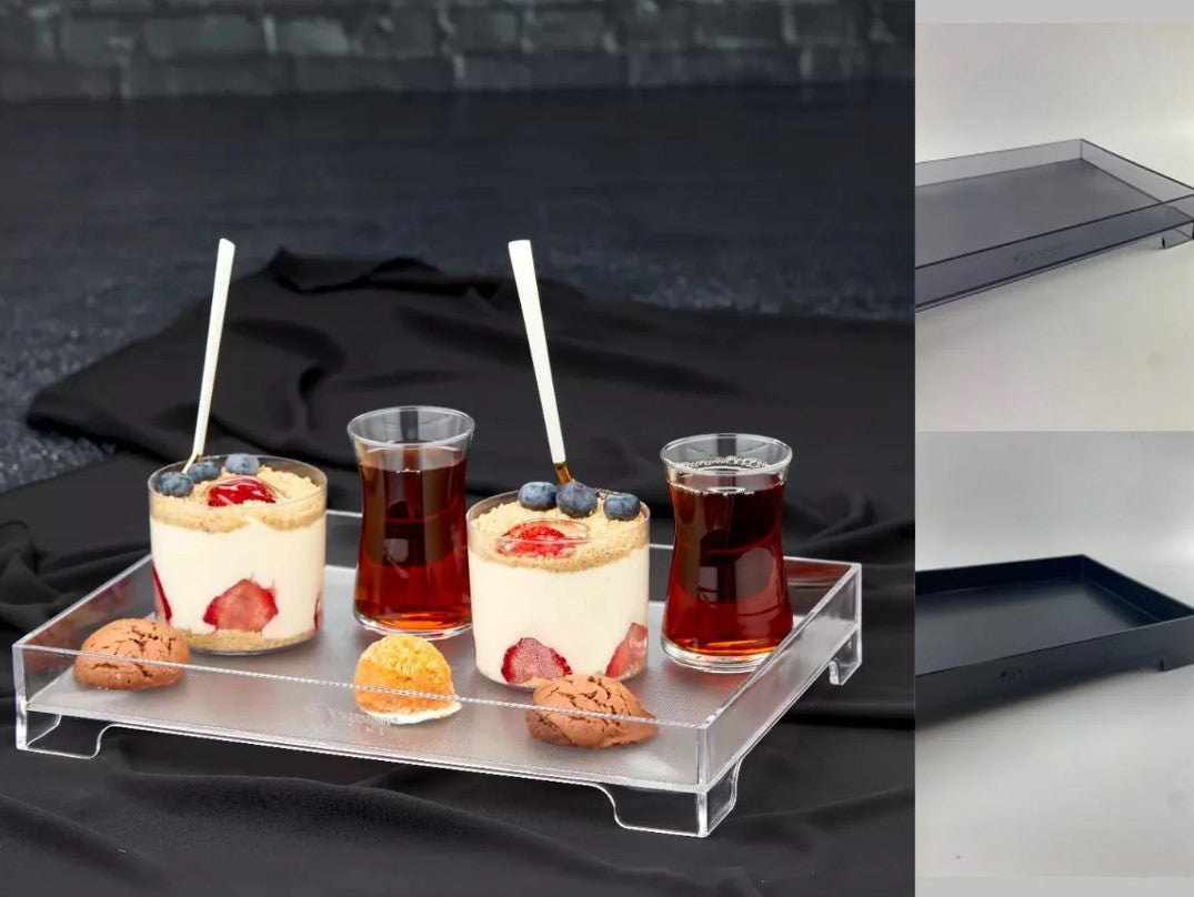 Acrylic Plastic Serving Tray "Sultan"