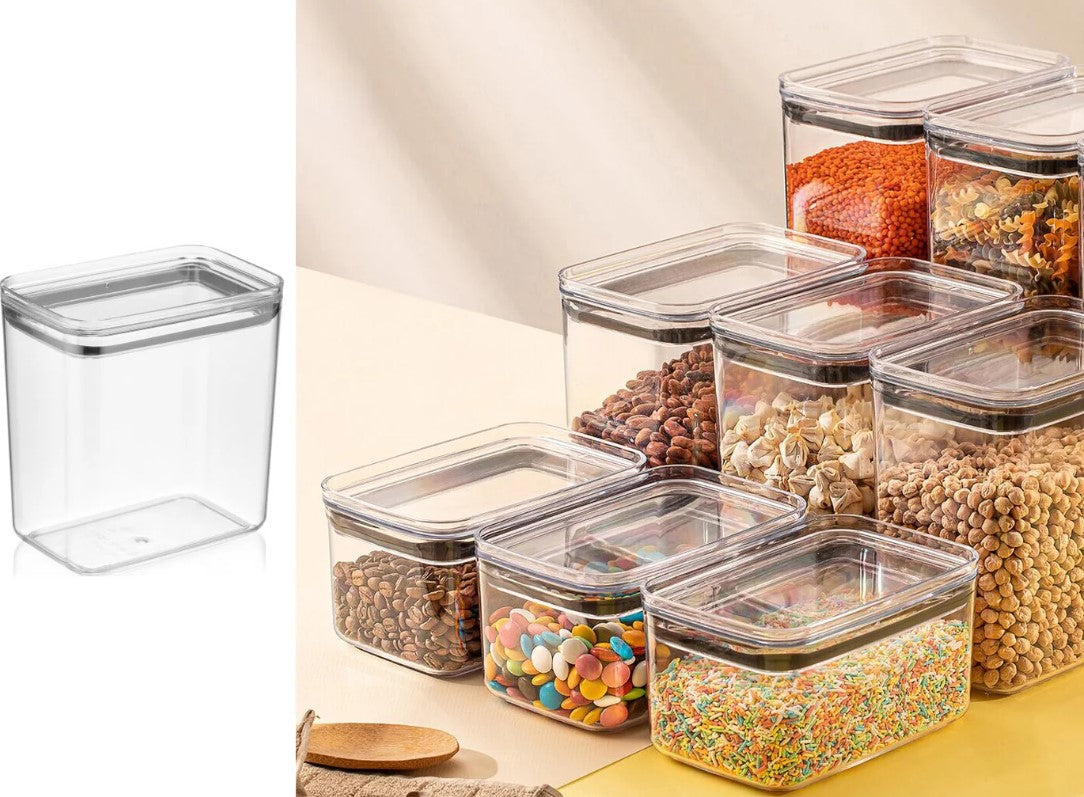 Airtight Rect Chef Food Jar 1.5 lt