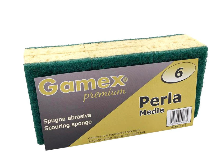 Gamex Premium Scouring Sponge Perla Medie X6