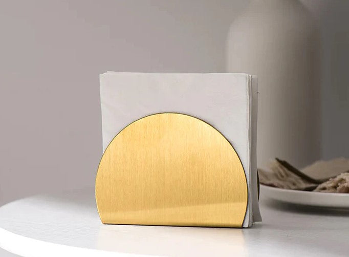 Golden tissue holder