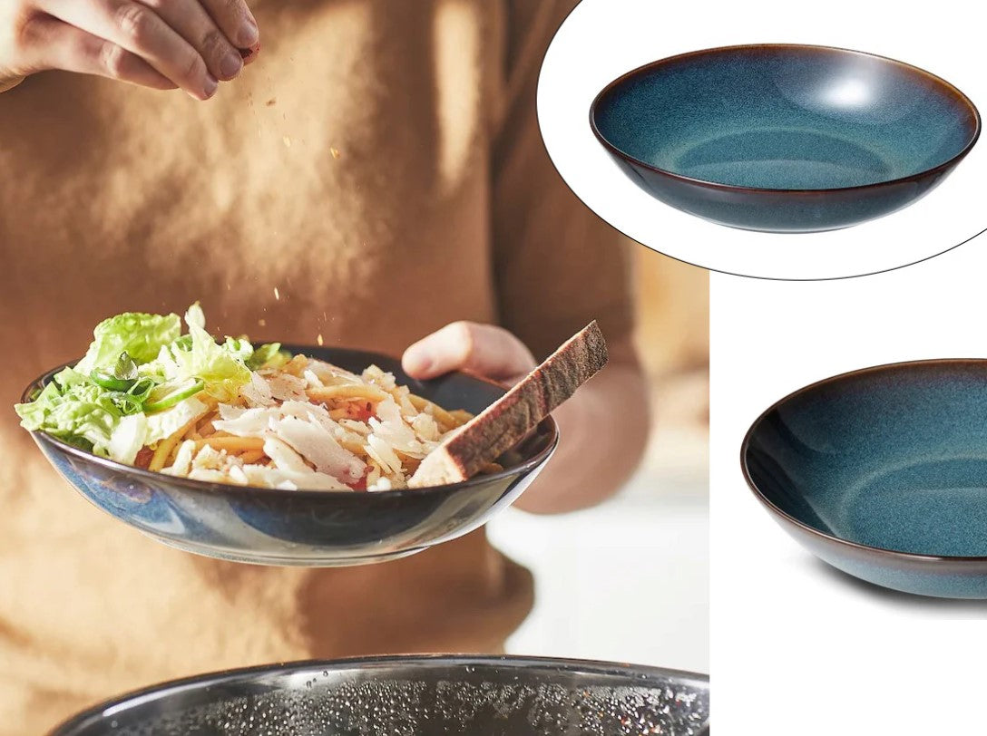 Dosthoff Blue Deep Plate 21 cm
