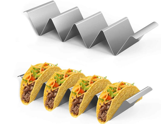 Stainless Steel Taco Holder for 4 Tacos