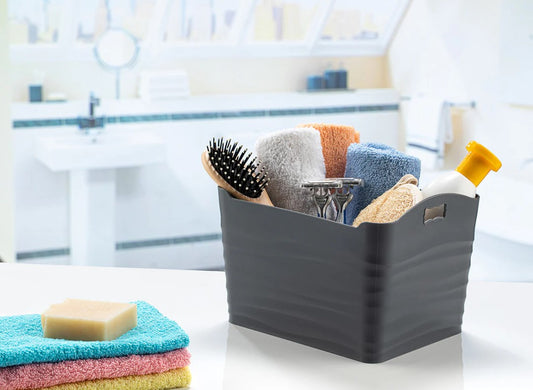Small Plastic Basket Wavy Design 1.5 L