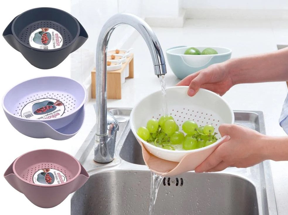 Oval Strainer and Bowl Set 21 cm