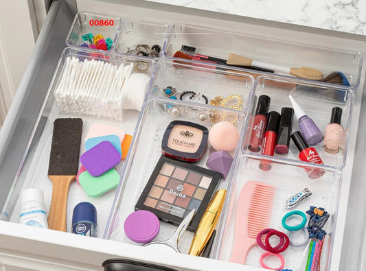 Ultra Clear Punto Modular Drawer Organizer 7.5x7.5x5.5 c