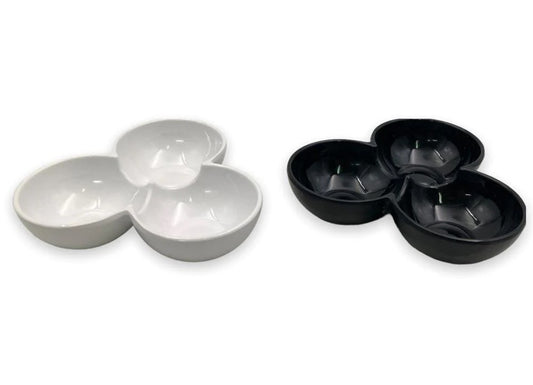 Melamine Three-Grid small Bowl 17.5 cm