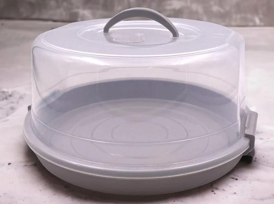 Maxi Round Cake Container with High Cover & Handle